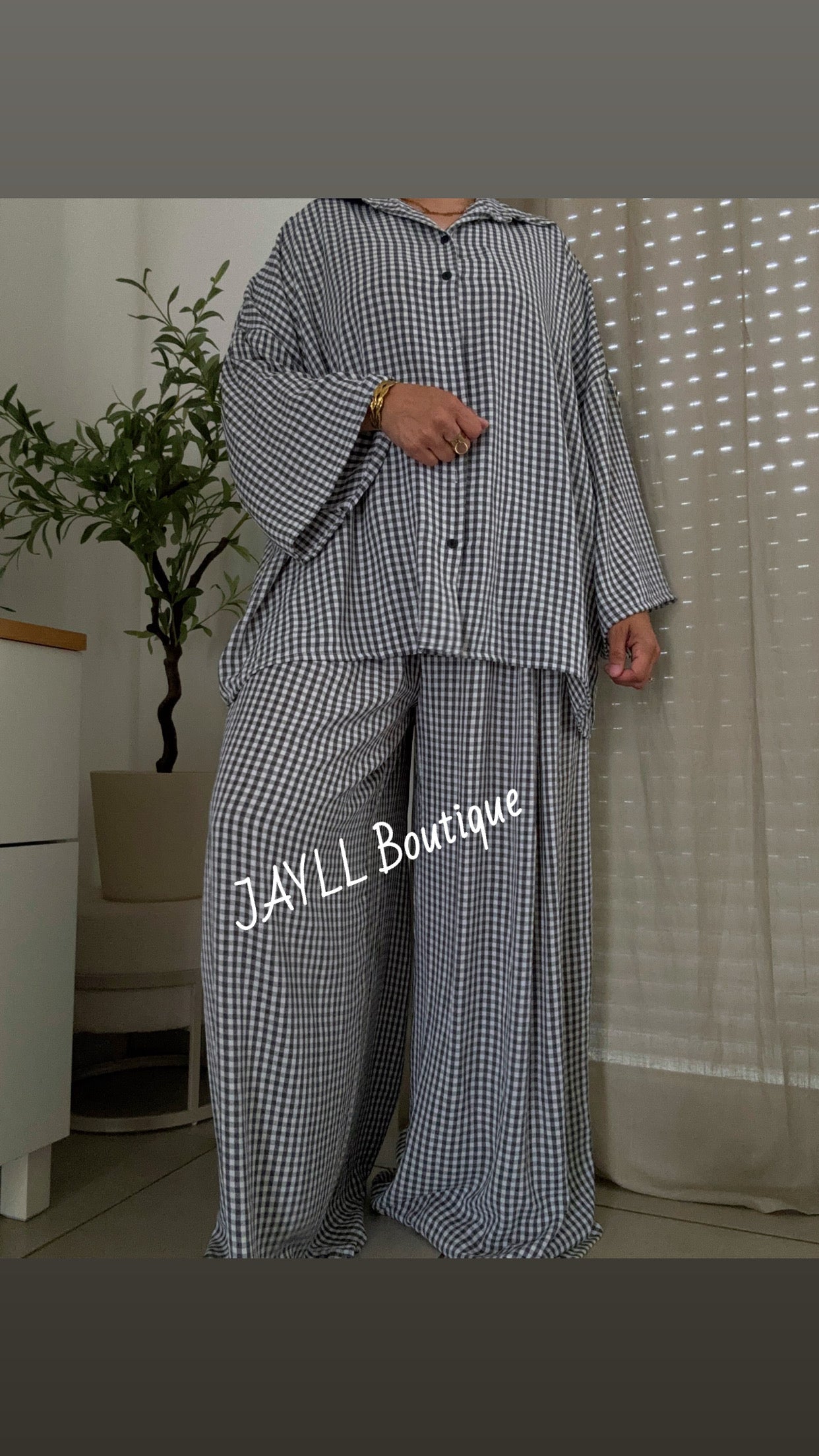 ✨Ensemble Vichy Oversize ✨