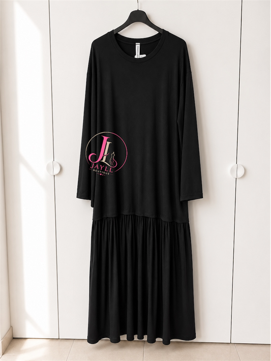 ✨Robe t-shirt noir ✨