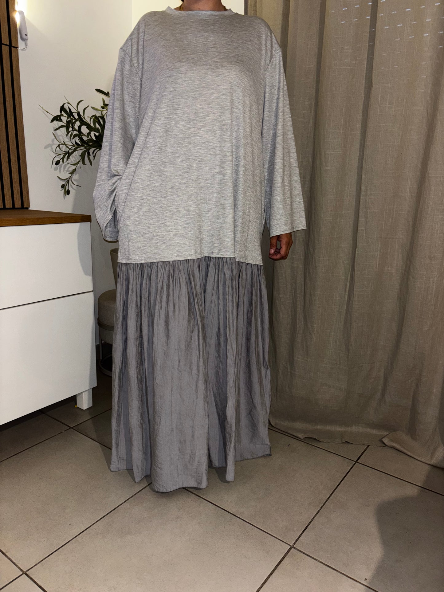 ✨ Robe T-shirt gris ✨