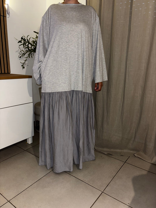 ✨ Robe T-shirt gris ✨